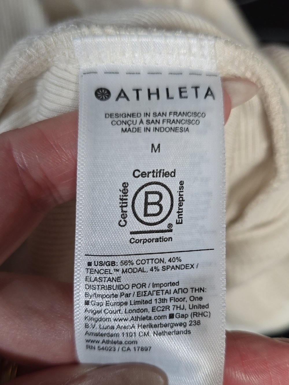 Athleta Presence Cocoon Wrap Bone Size Medium NWT - Picture 8 of 8